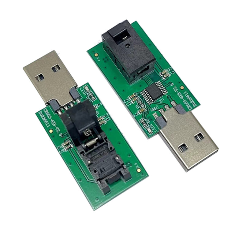 LGA8-1.27 SD NAND to USB fixture solution - ANDK socket For IC Burn in test